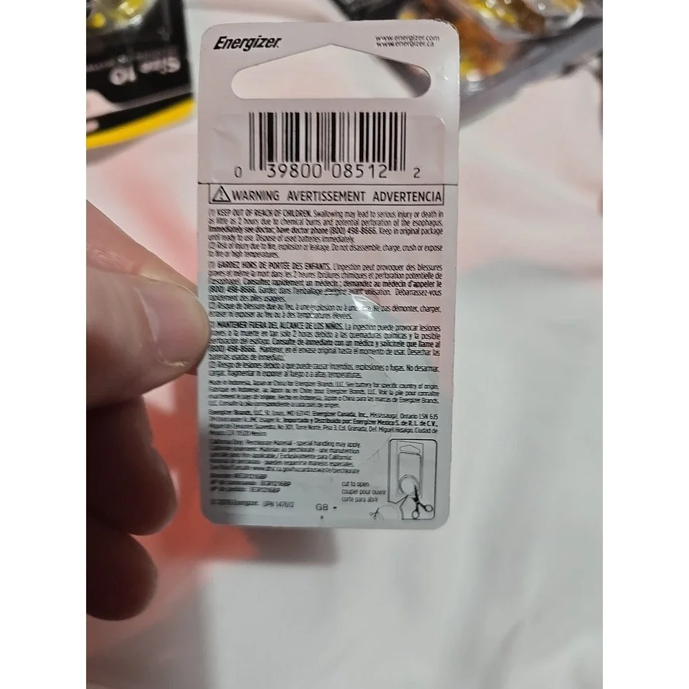 Brand New Energizer 1216 Batteries 3V Lithium   Exp -3/2031